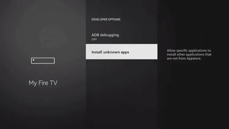 Étape 10 - Applications inconnues IPTV France TV